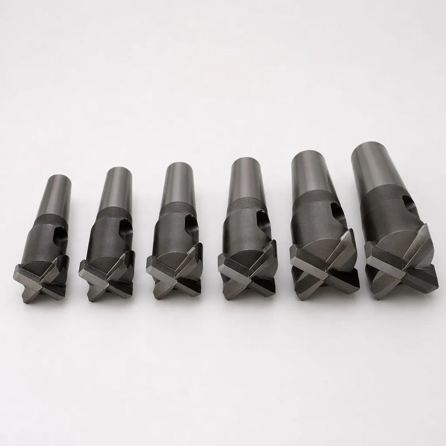 11-degree taper cross bits in multiple diameters for compatible H22 drill rods