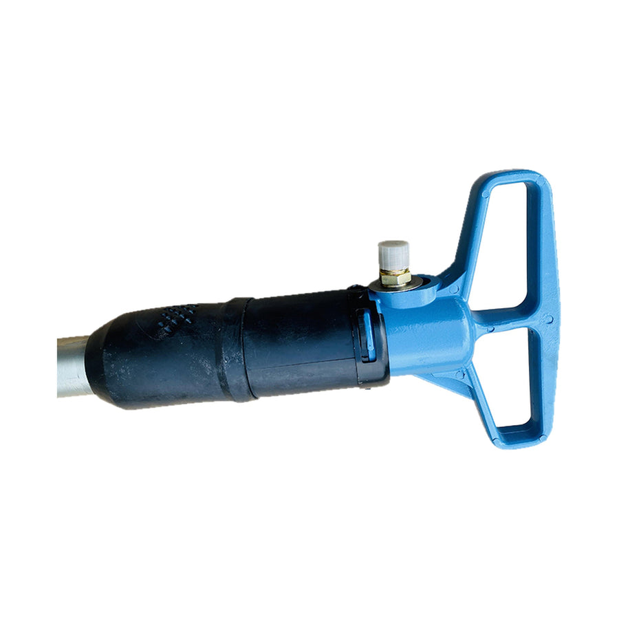 PerfoMax MO-2B pneumatic pick side view showing air inlet and tool retainer