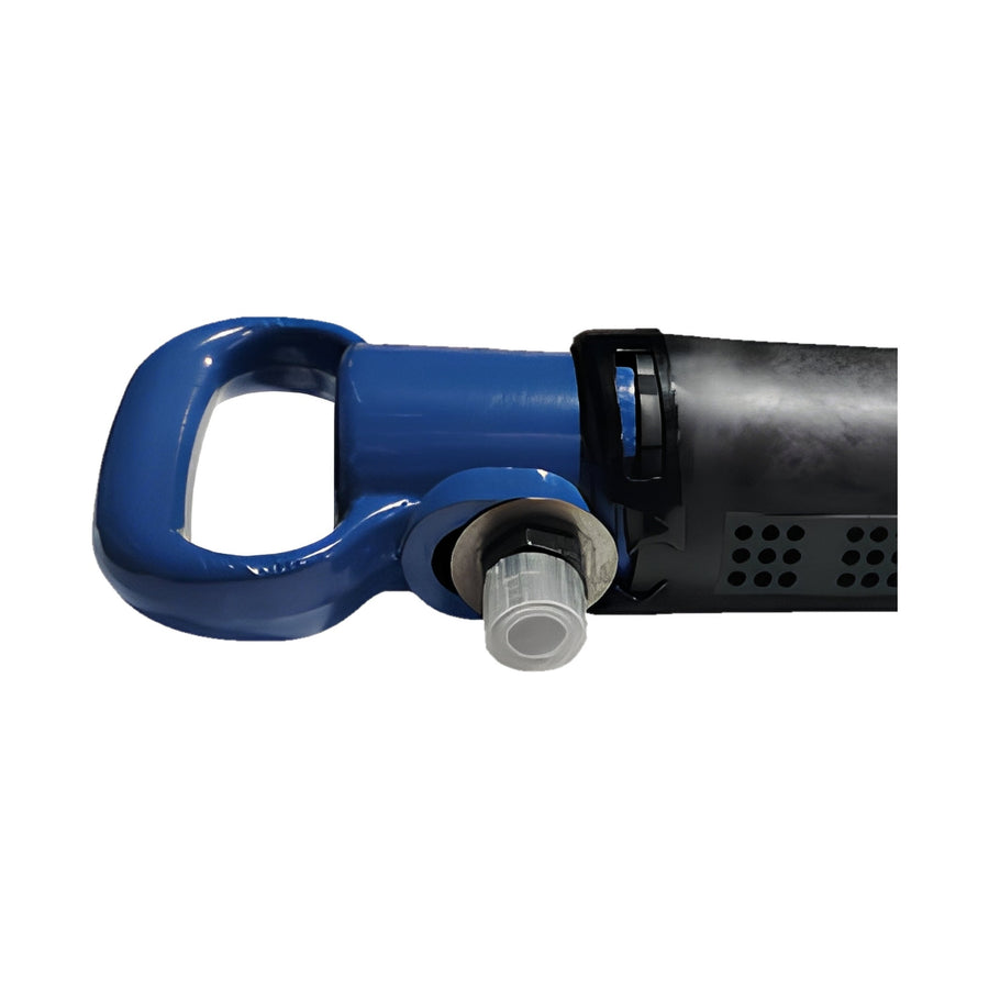 PerfoMax OP-2 pneumatic breaker handle, air inlet and cooling vents detail