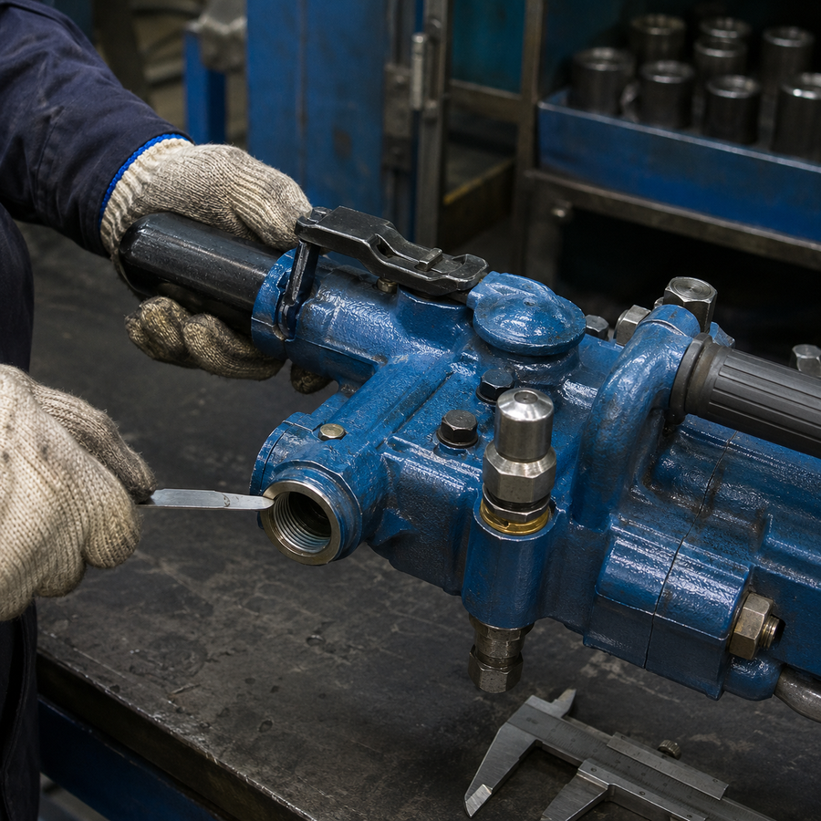 YT29A pneumatic rock drill factory inspection detail photo