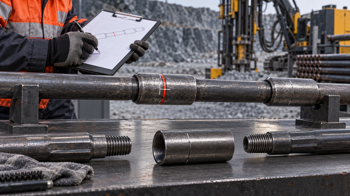 Top-hammer drill-string joint loosening diagnosis with position mapping and controlled coupling comparison
