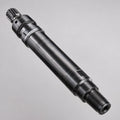 CIR90 DTH Hammer — full product view on light gray studio background, showing cylindrical body with splined drive chuck and threaded top sub connection
