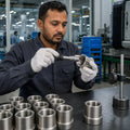 R32 coupling quality inspection thread gauge measurement workshop
