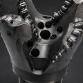 Concave PDC Drill Bit in a close-up detail view