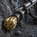 T45 Threaded Button Bit in a drilling application scene
