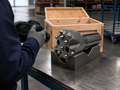 CIR110 110 mm convex DTH button bit example, 6+6+2 configuration, receiving inspection